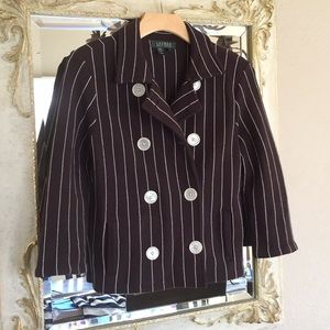 Lauren Ralph Lauren knit double-breathed jacket. S